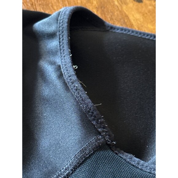 Nike Womens Black Sports Bra With White Swoosh Logo Small - Picture 9 of 11